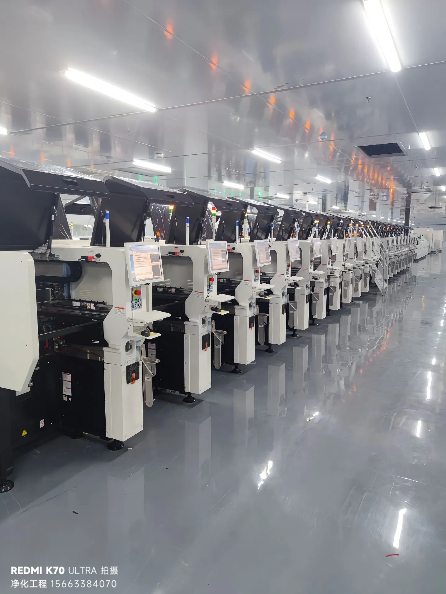 南京津芯电子 3000㎡LED 无尘车间装修工程 - 南京净化工程-2