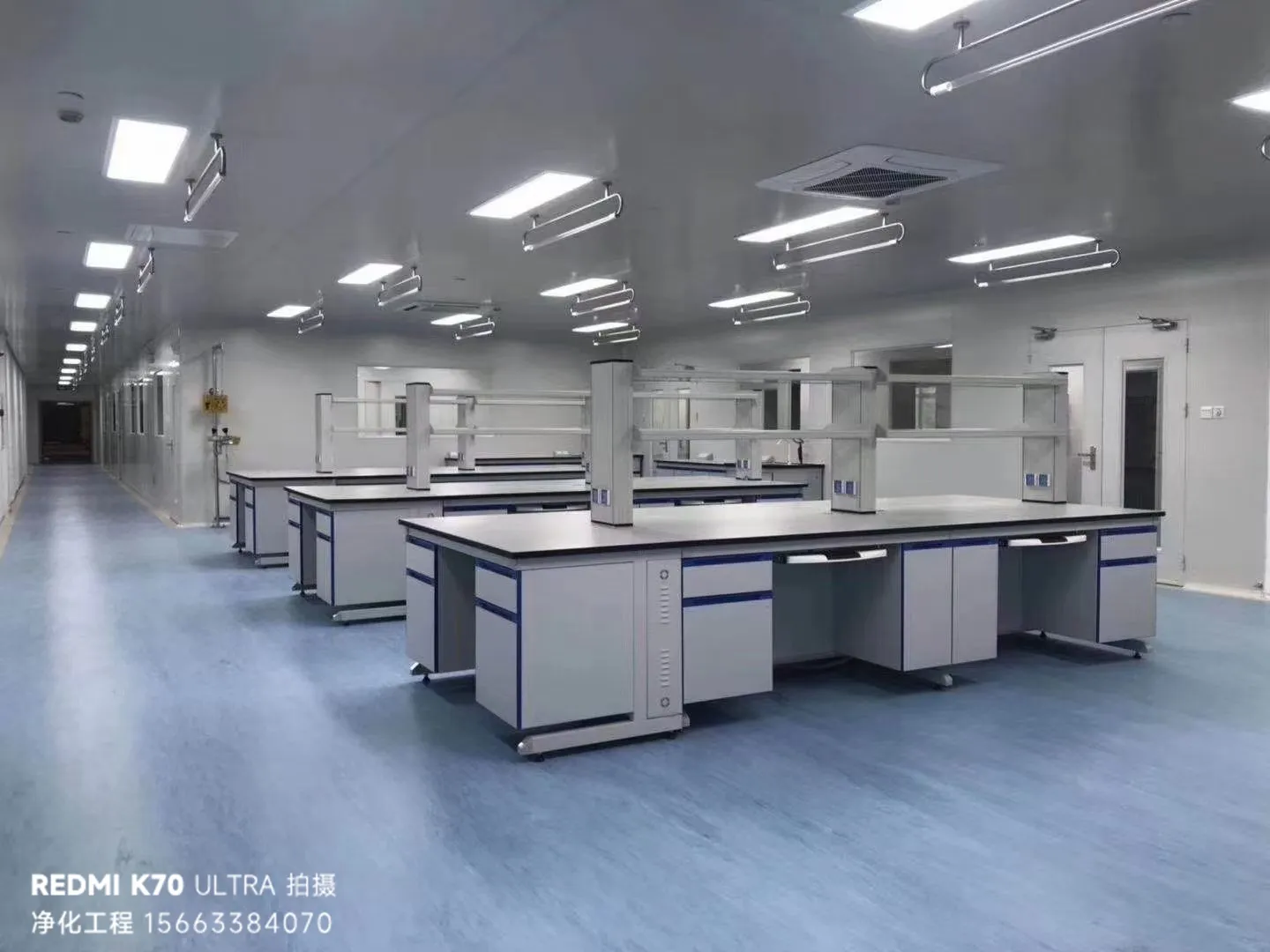 南京江宁滨江经开区光芯半导体 15000㎡ LED 封装测试无尘车间装修工程