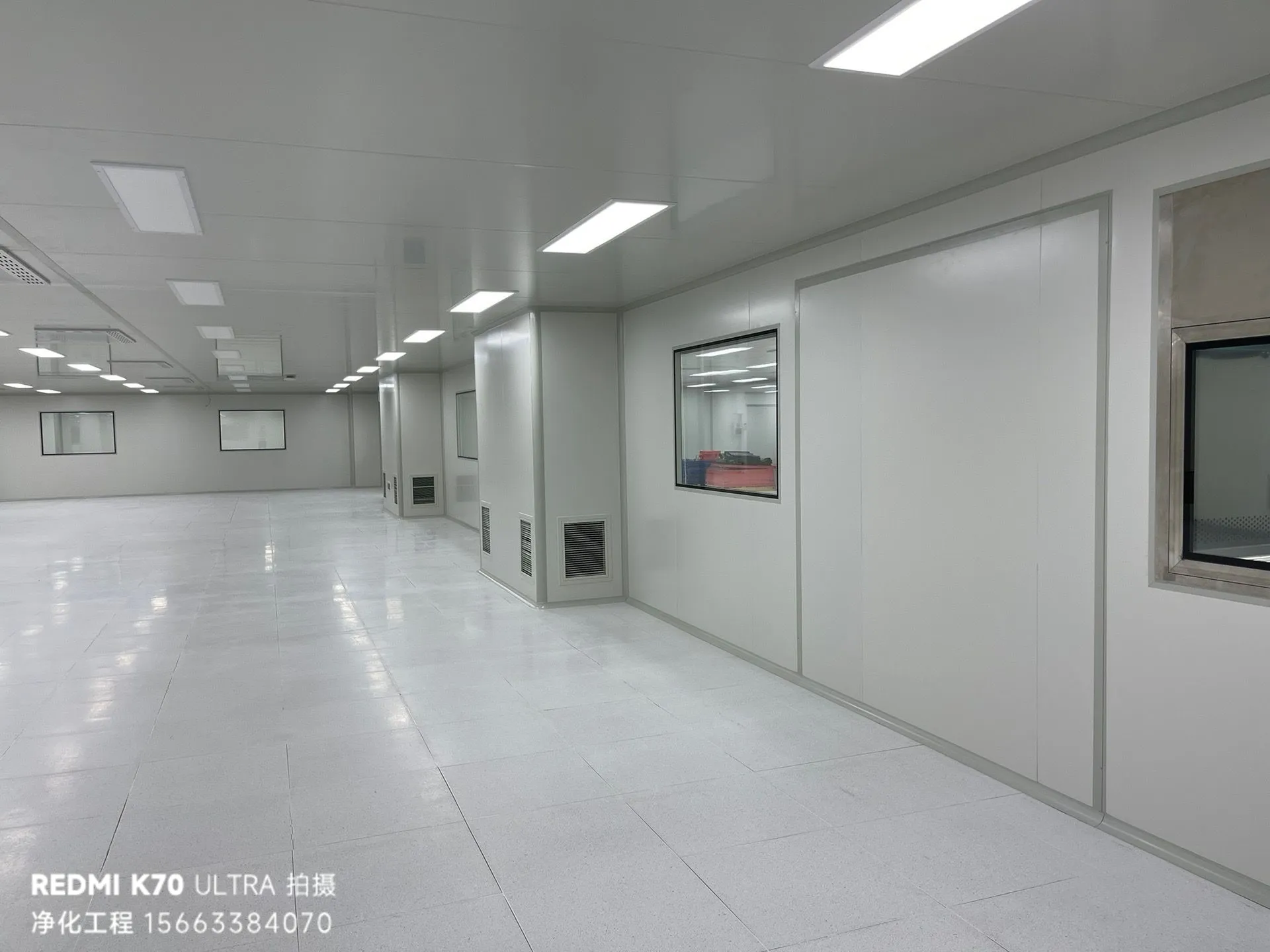 南京江北新区智能制造产业园声芯半导体 8000㎡无尘车间装修工程