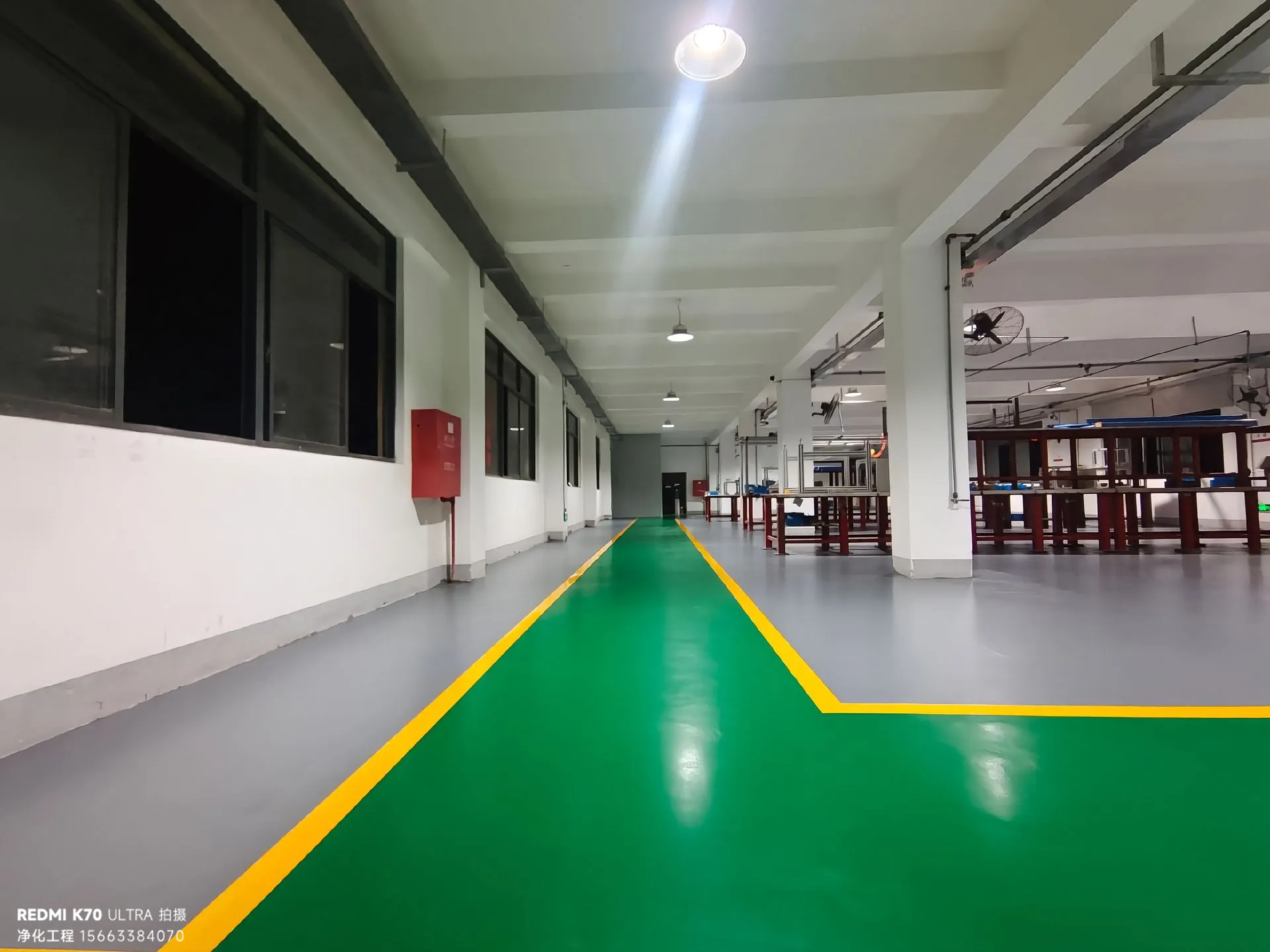 环氧地坪的耐酸碱腐蚀测试 - 洁净厂房服务商-1