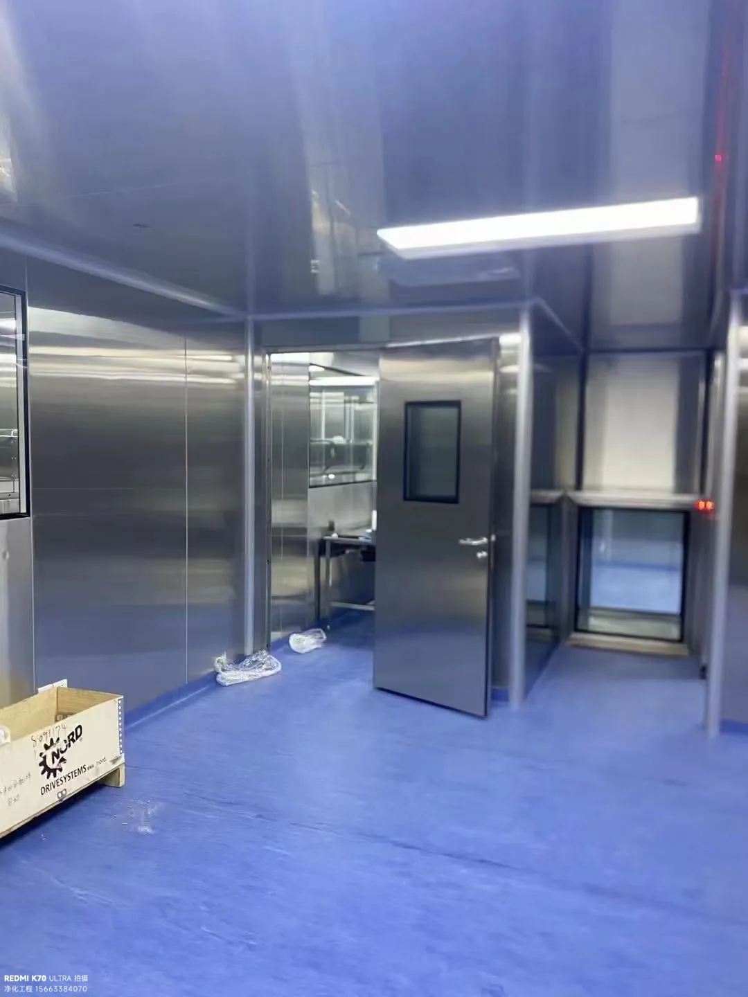 南京鑫方不锈钢二期净化工程