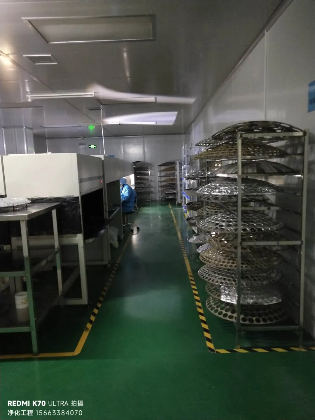 南京晶视光学 3000㎡光学玻璃无尘车间装修工程