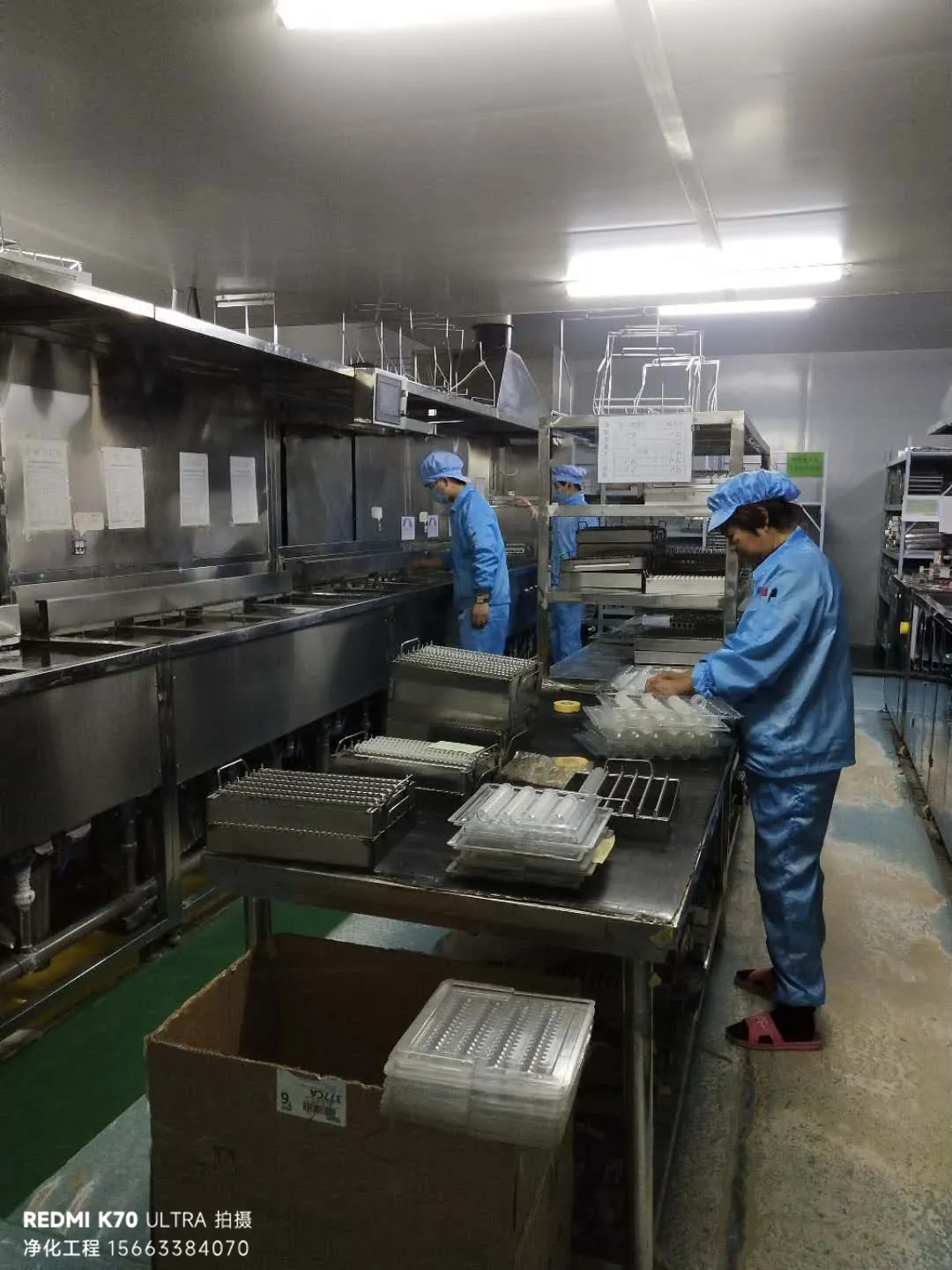 南京晶视光学 3000㎡光学玻璃无尘车间装修工程