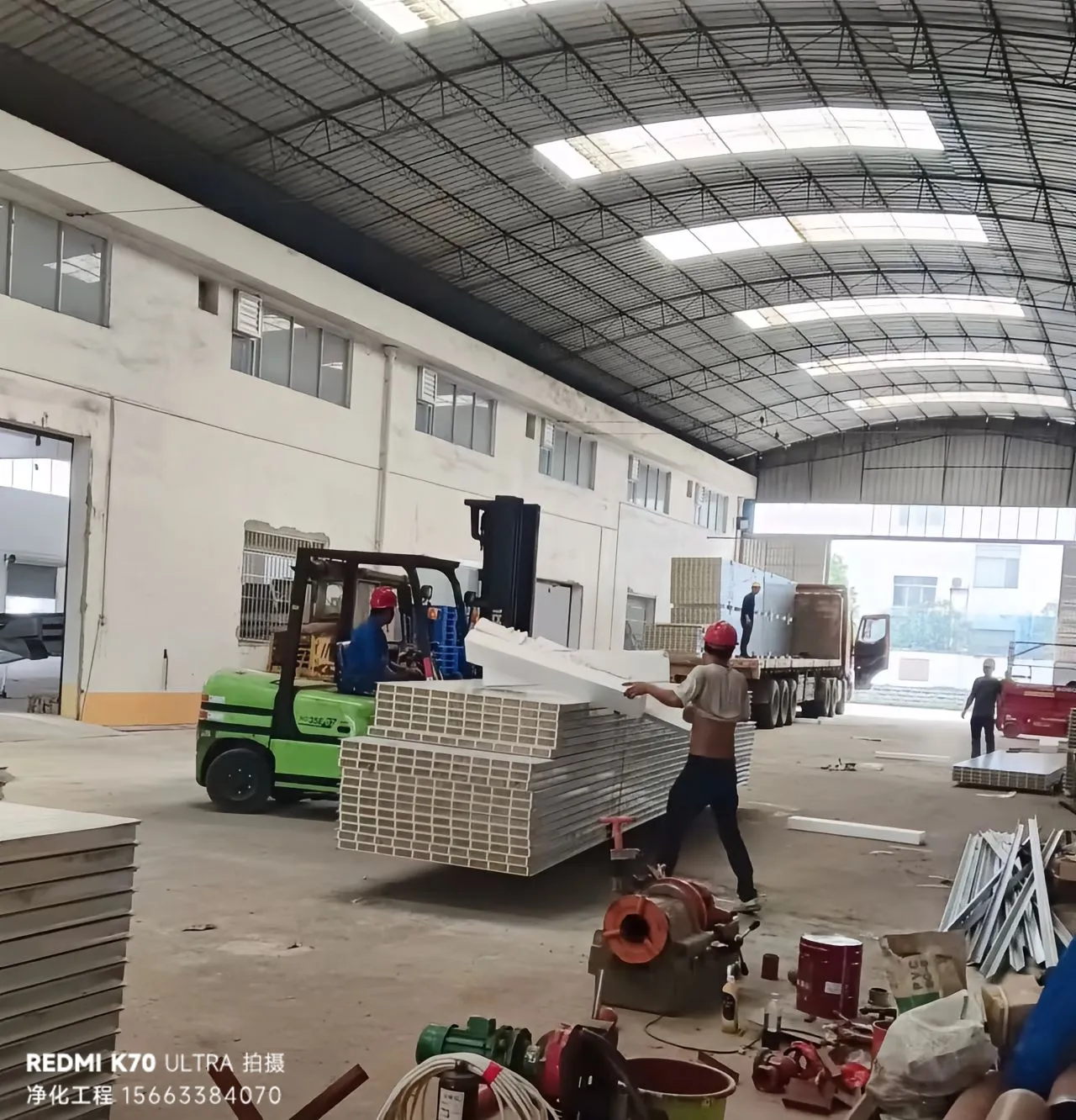 南京江宁绿能新材 32000㎡动力电池洁净厂房装修