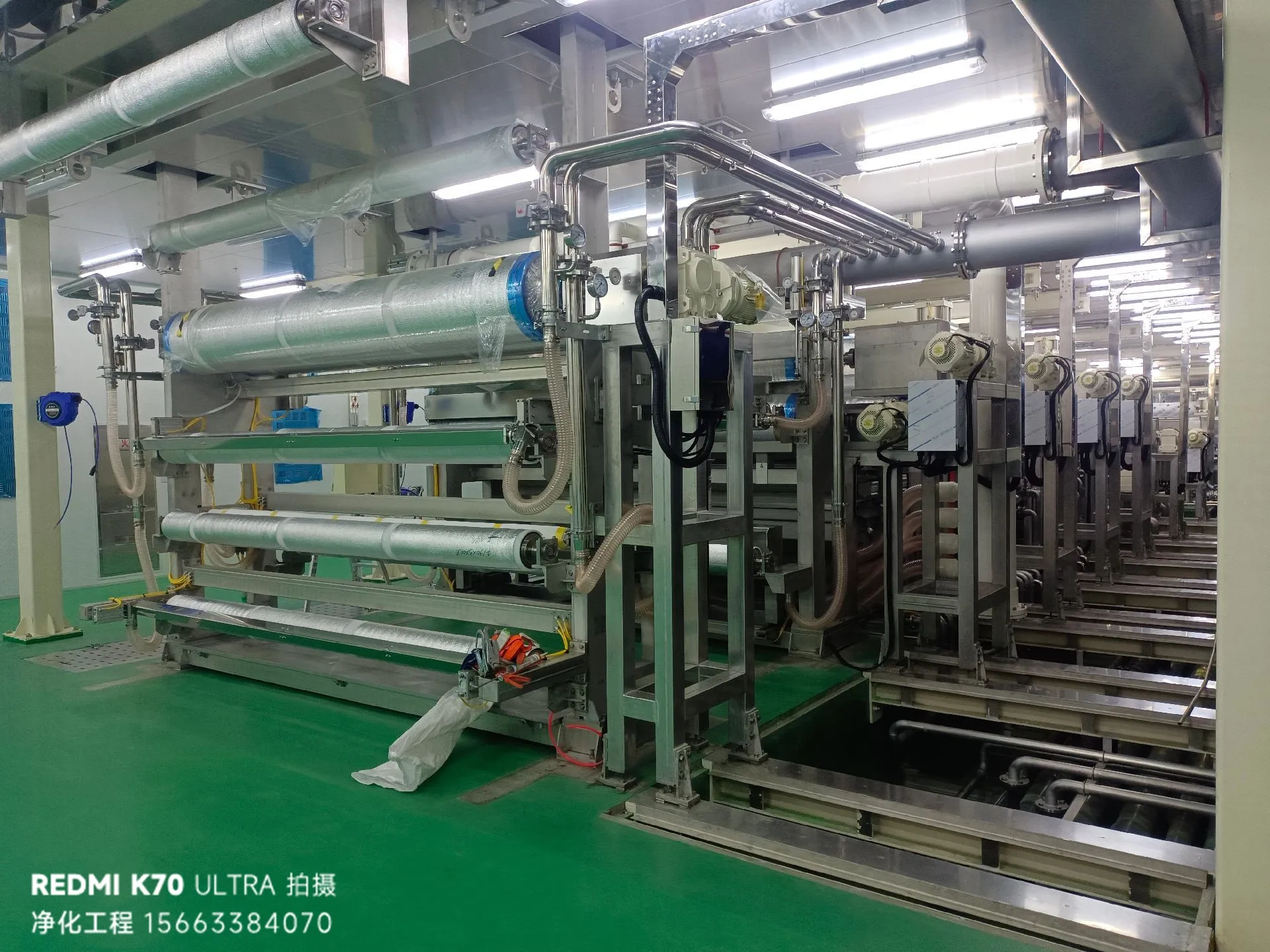 南京高淳经开区拓光光电 2500㎡模切无尘车间装修工程