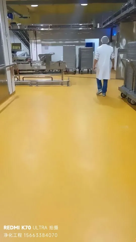 南京8000㎡ 环氧地坪与净化系统的一体化工程