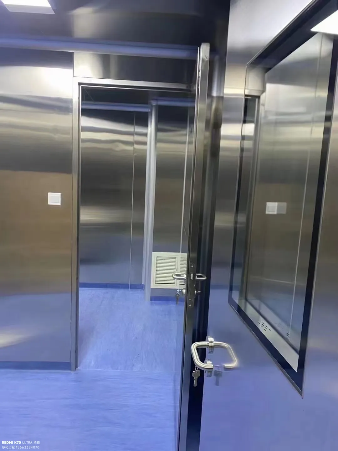 南京鑫方不锈钢二期净化工程