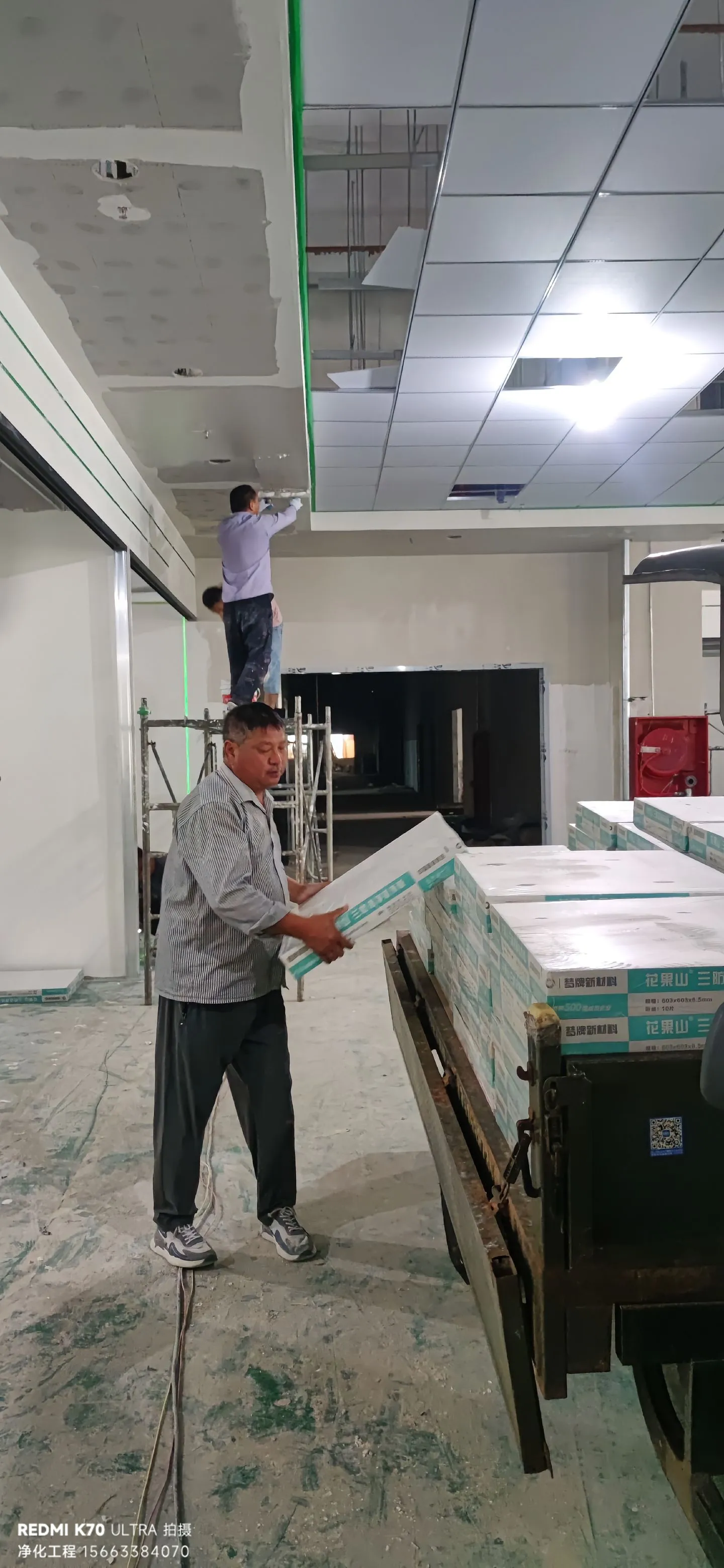 南京科睿智能—2500㎡十万级机器人无尘车间装修工程