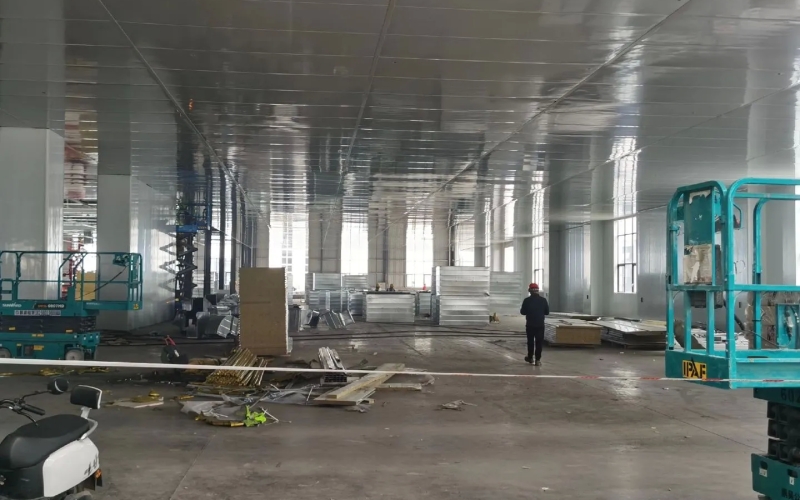 南京江宁新能源产业园新能源材料洁净生产车间工程_工程案例实拍