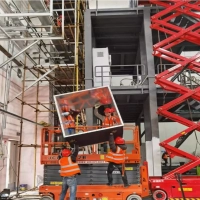 南京绿创包装 22 米高 GMP 吹膜车间净化工程