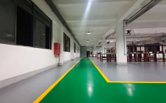 环氧地坪耐酸碱腐蚀测试