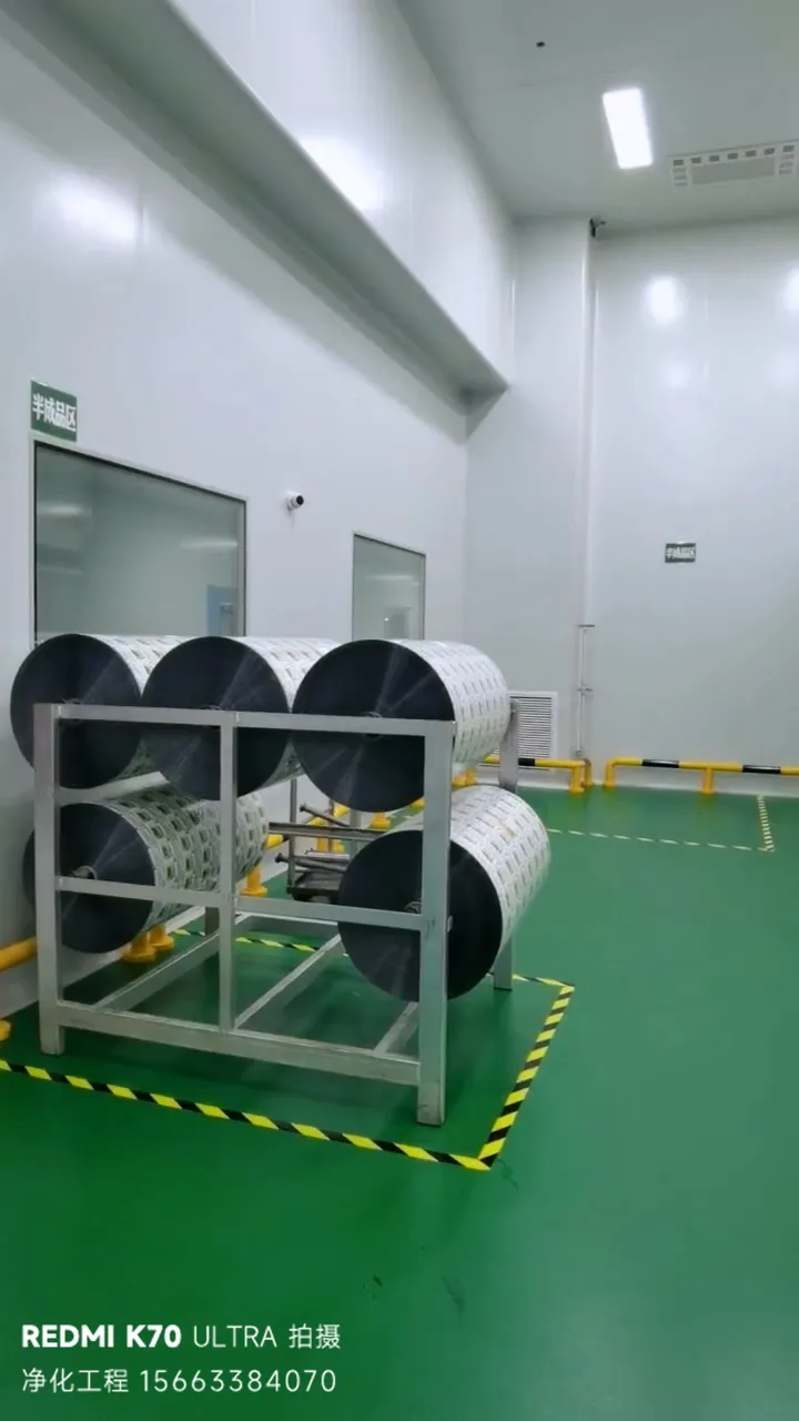 南京溧水经开区汇彩包装2000㎡十万级净化车间工程1