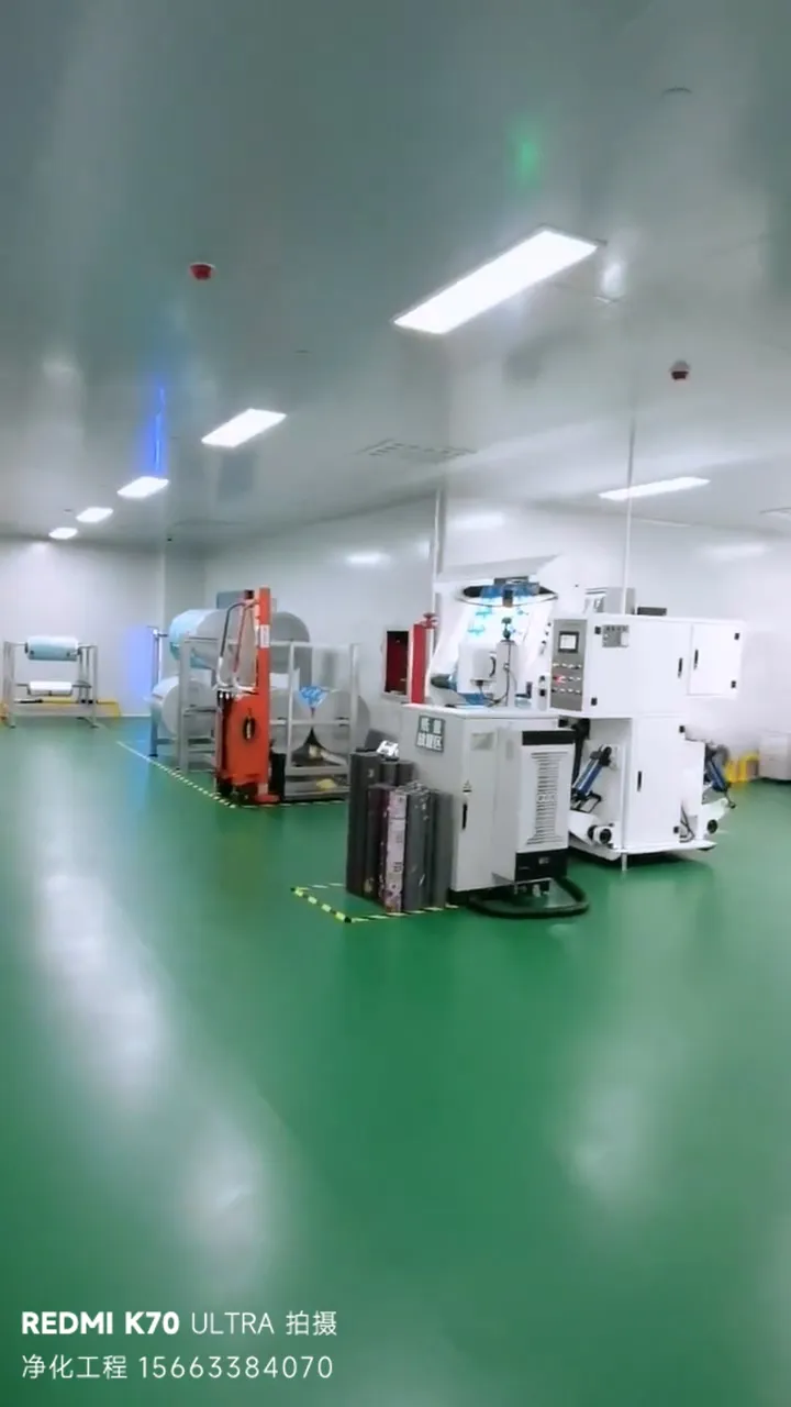 南京溧水经开区汇彩包装2000㎡十万级净化车间工程5