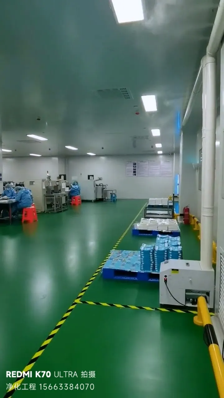 南京溧水经开区汇彩包装2000㎡十万级净化车间工程6