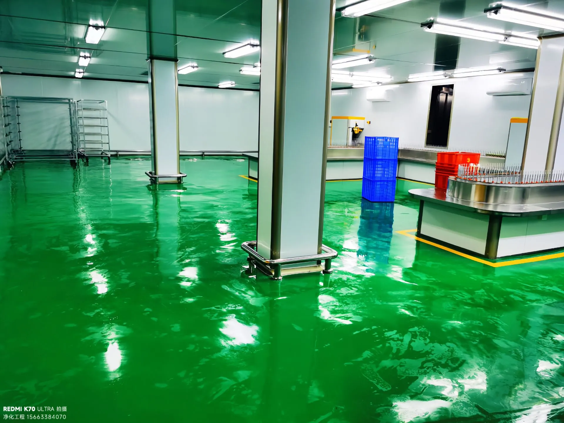 南京鑫涂电子 4300㎡电镀喷涂净化车间装修工程 南京鑫涂电子 4300㎡电镀喷涂净化车间装修工程