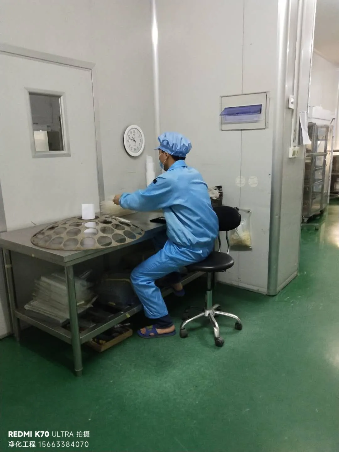 南京晶视光学 3000㎡光学玻璃无尘车间装修工程