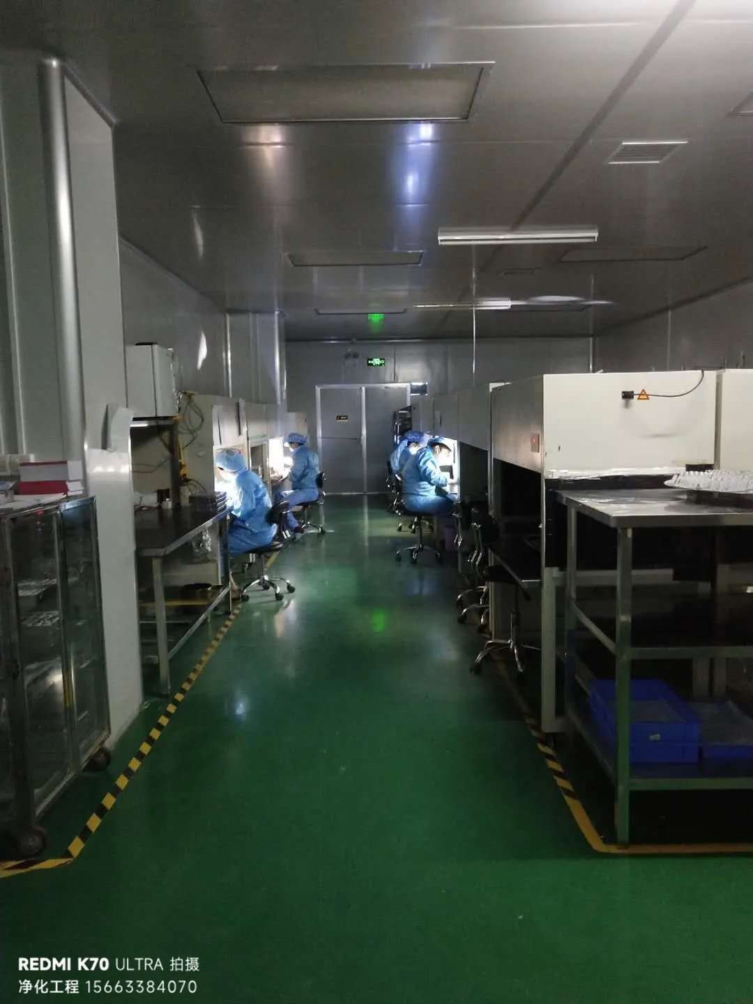 南京晶视光学 3000㎡光学玻璃无尘车间装修工程