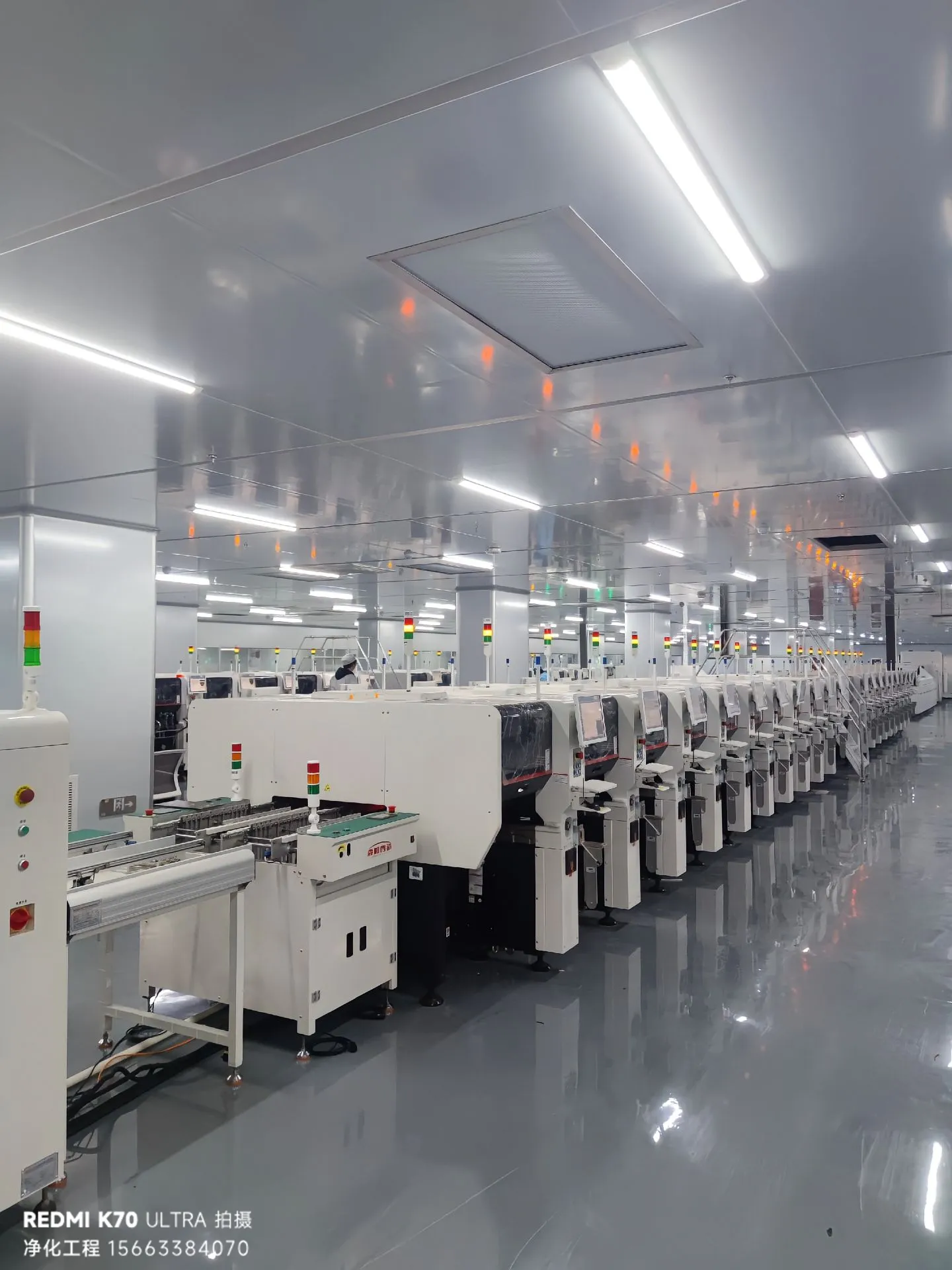 南京津芯电子 3000㎡LED 无尘车间装修工程