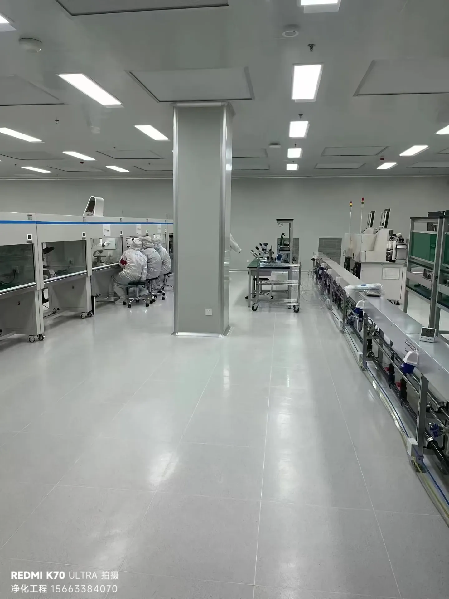 南京栖霞经开区芯越半导体 2000㎡ Fab 封装测试无尘室装修工程 南京栖霞经开区芯越半导体 2000㎡ Fab 封装测试无尘室装修工程