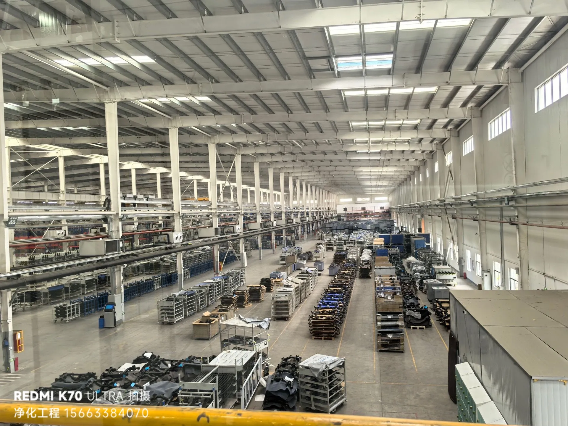 南京溧水经济开发区汇智汽车 180,000㎡涂装无尘车间装修工程 南京溧水经济开发区汇智汽车 180,000㎡涂装无尘车间装修工程