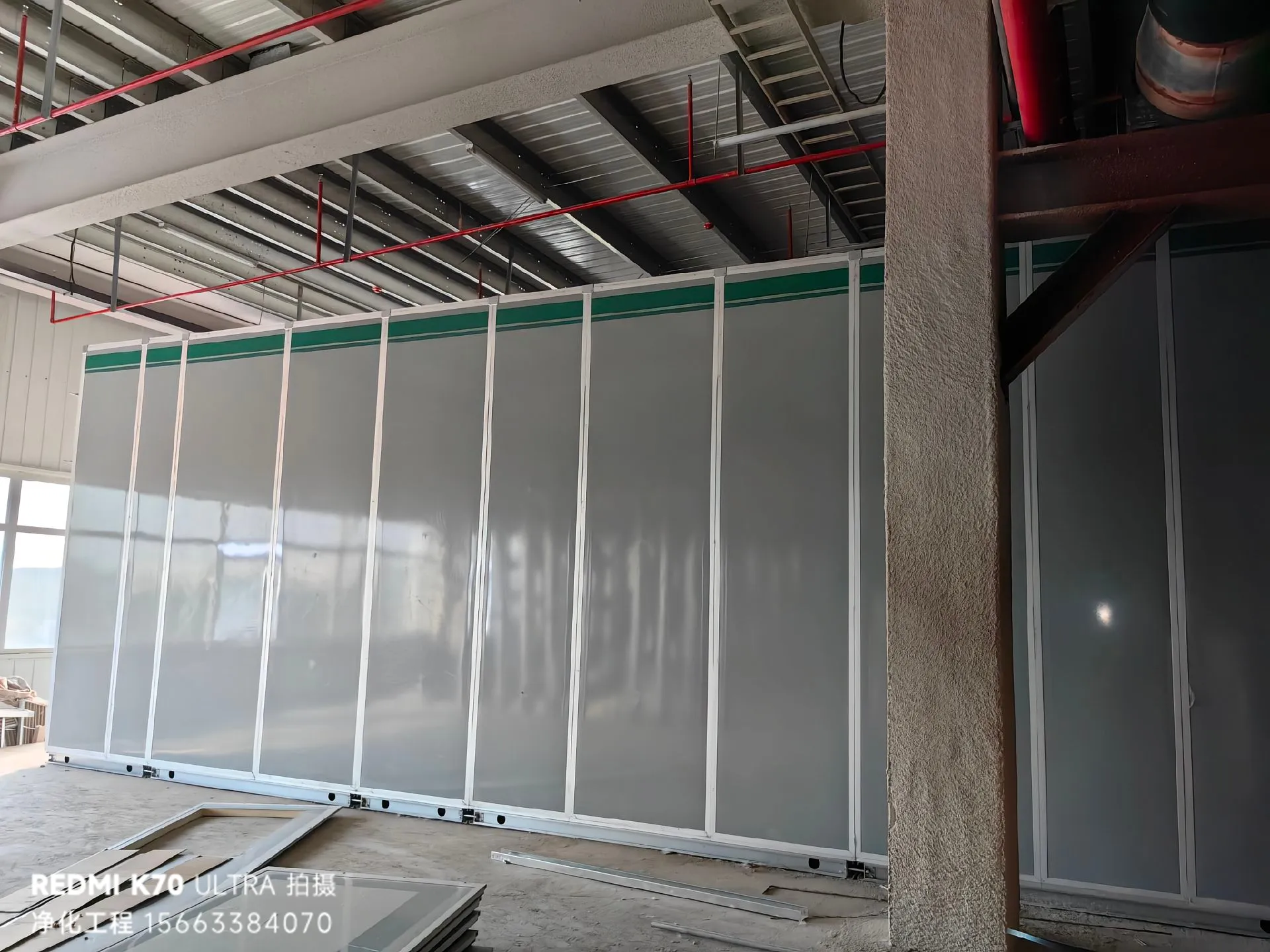 南京浦口经济开发区晶耀光能 12000㎡光伏组件洁净厂房装修工程