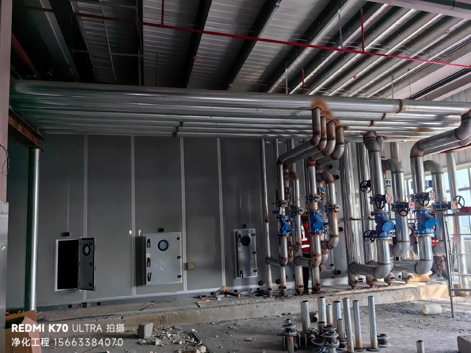 南京浦口经济开发区晶耀光能 12000㎡光伏组件洁净厂房装修工程