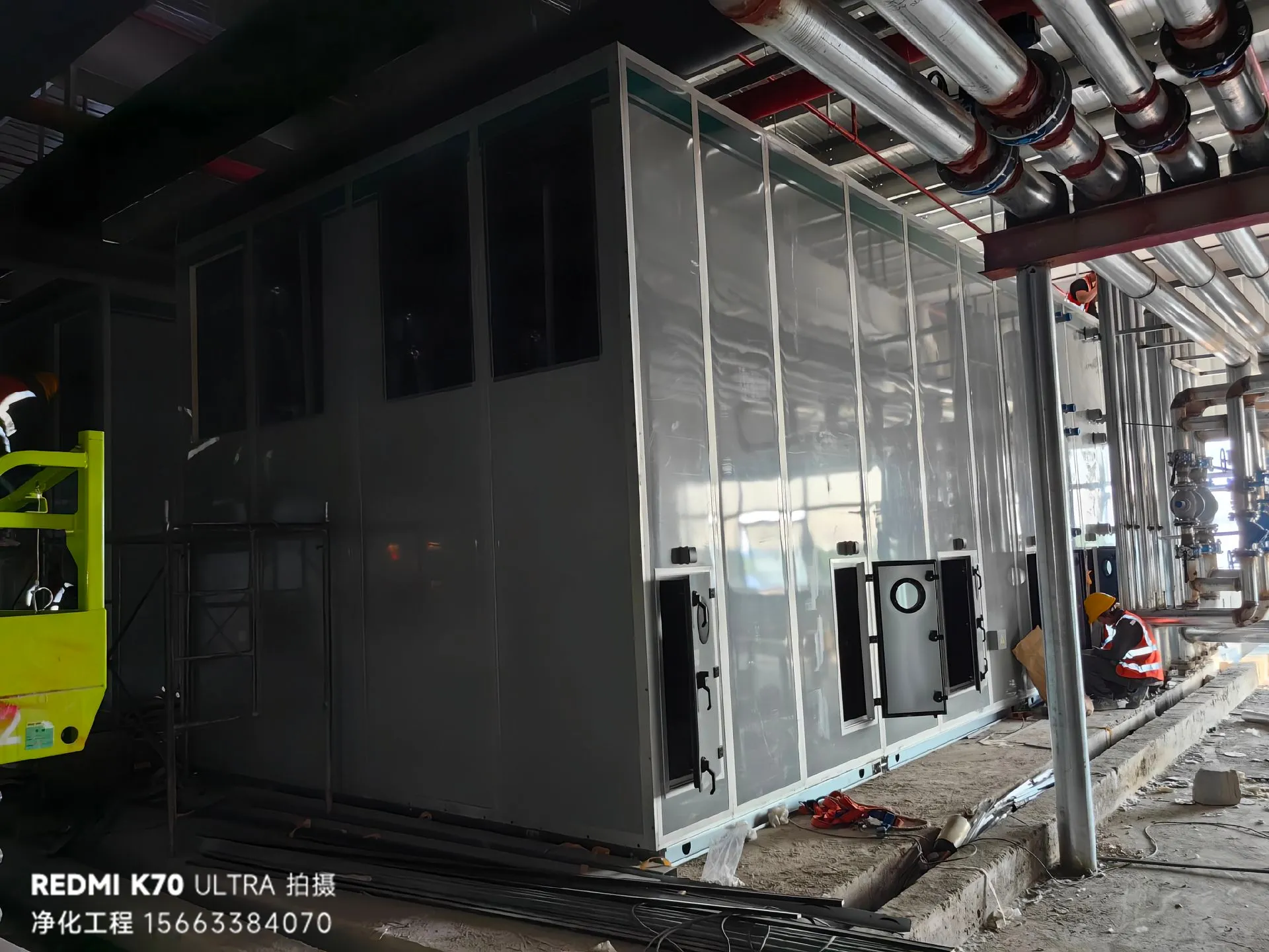 南京浦口经济开发区晶耀光能 12000㎡光伏组件洁净厂房装修工程