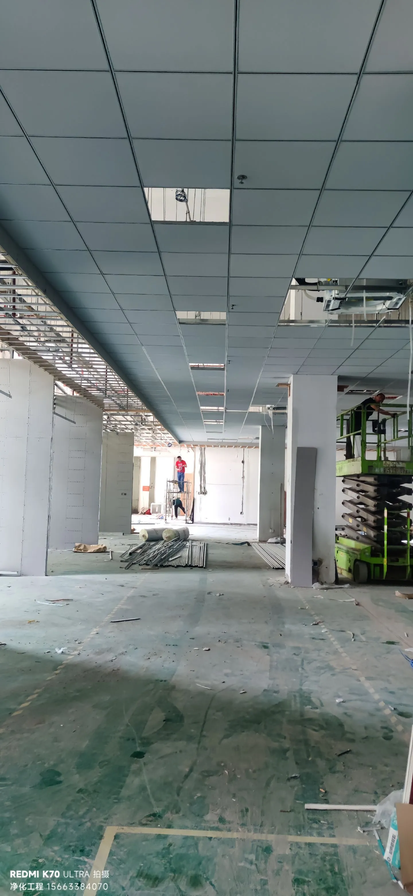 南京科睿智能—2500㎡十万级机器人无尘车间装修工程