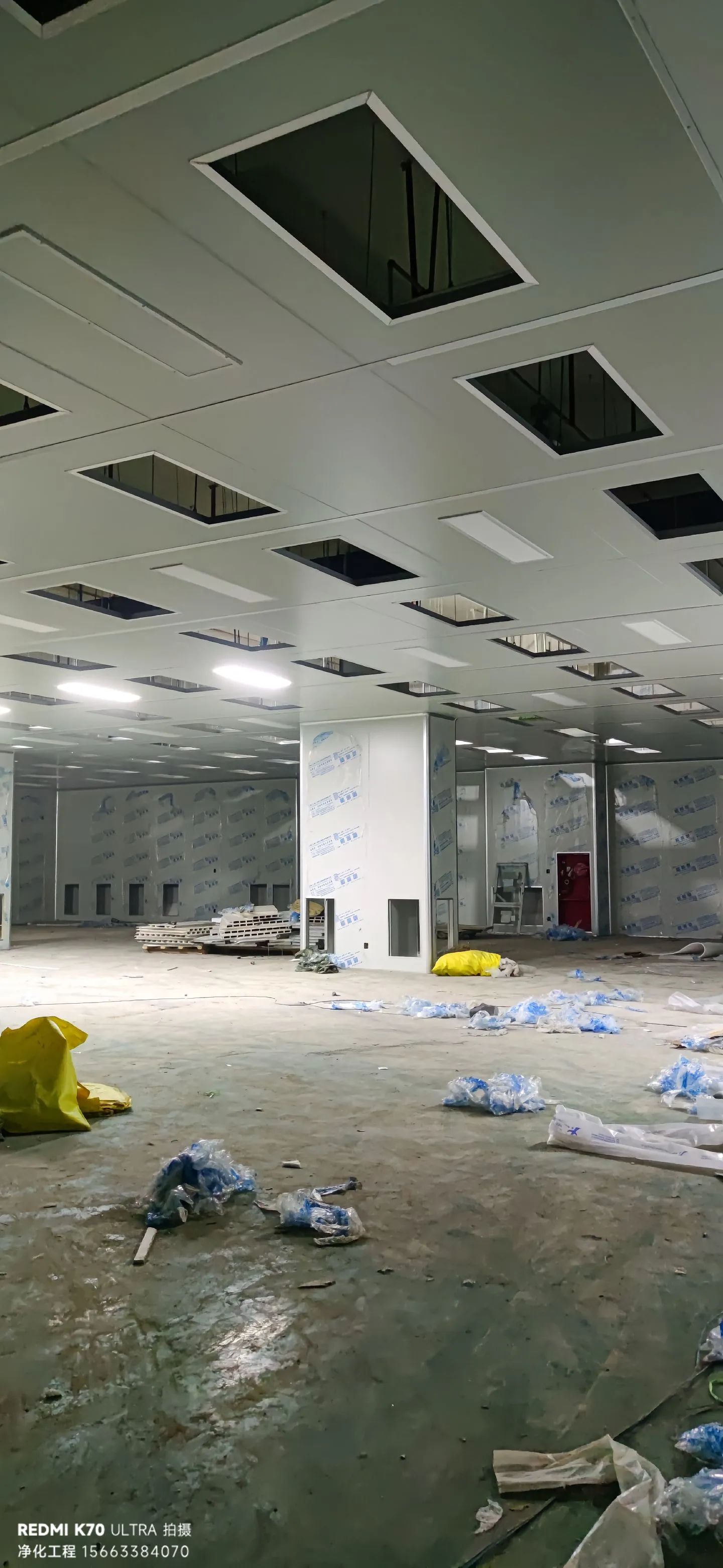 南京科睿智能—2500㎡十万级机器人无尘车间装修工程