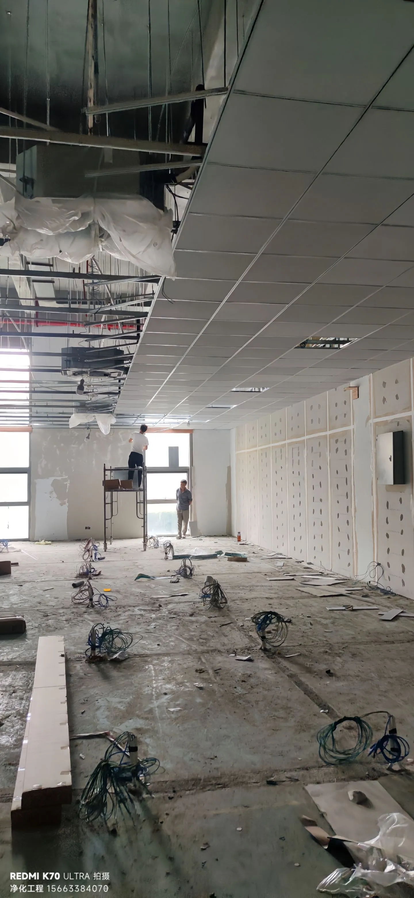 南京科睿智能—2500㎡十万级机器人无尘车间装修工程