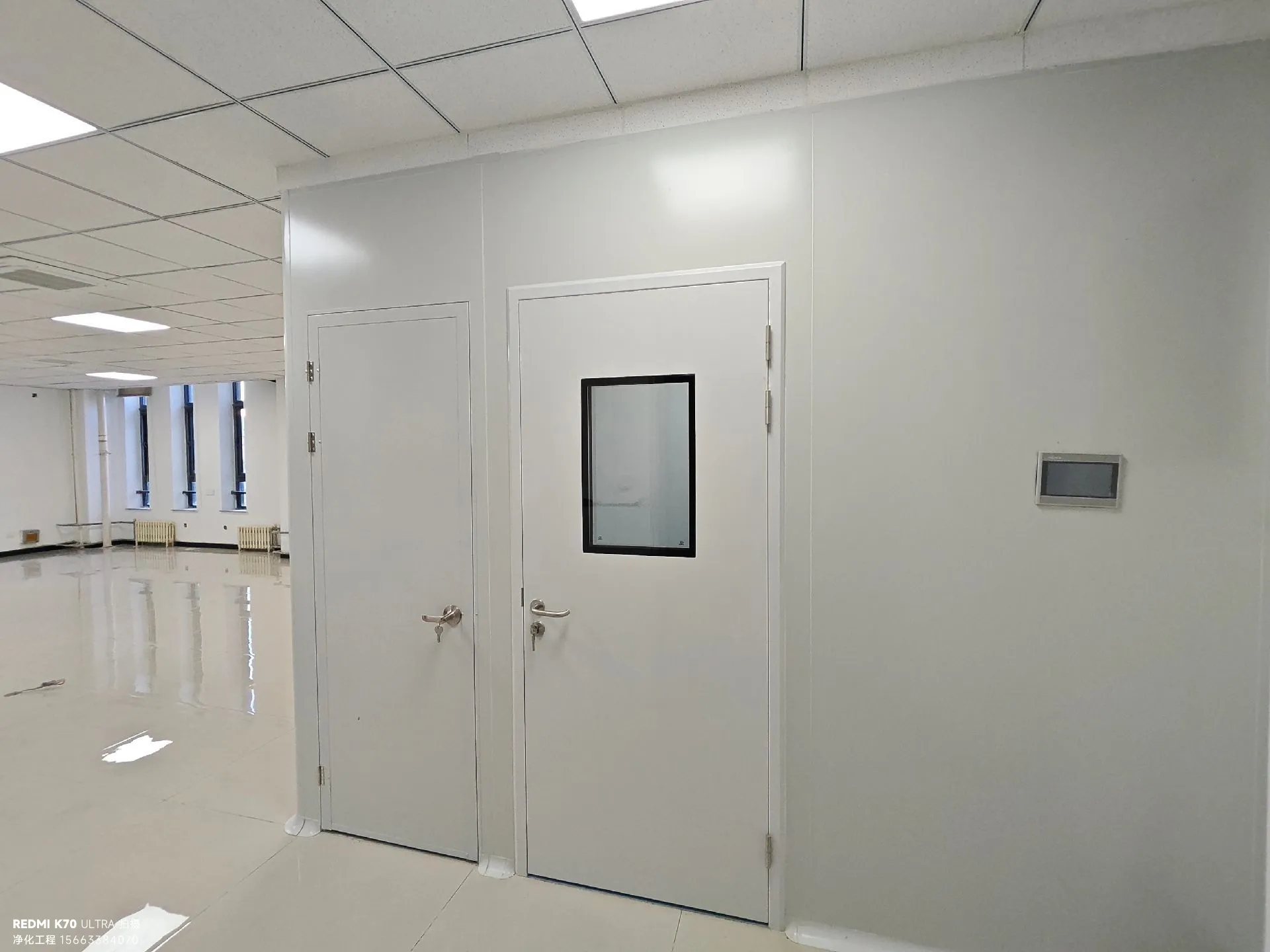 南京某理工高校 500㎡500㎡，位于科研楼内，层高5.0米、梁底标高4.3米