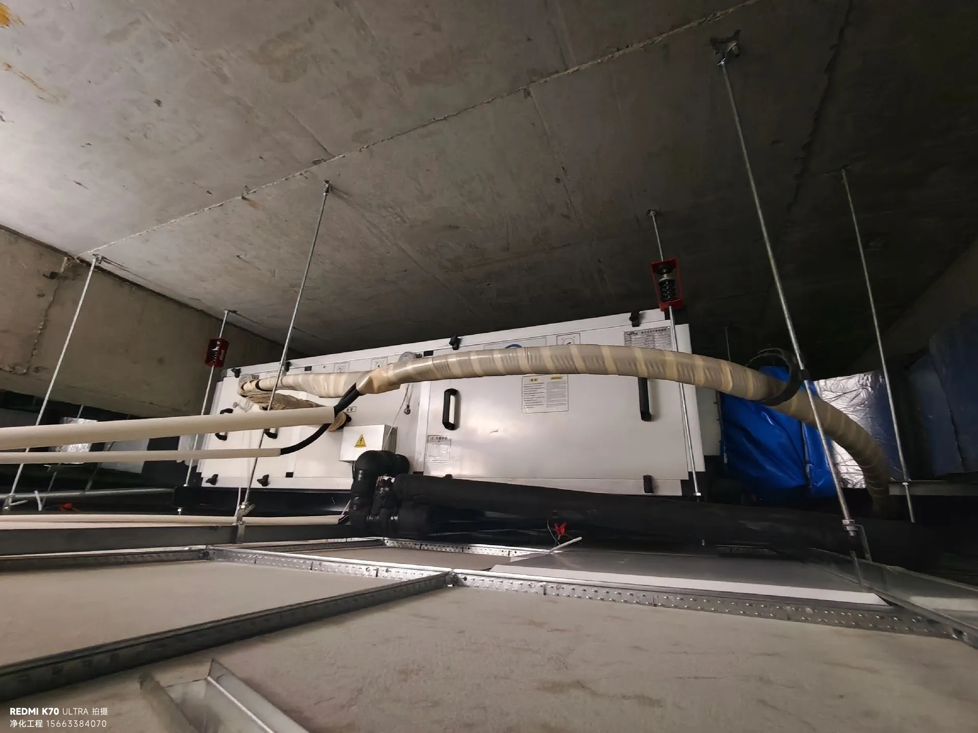 屋面模块化风冷冷热水机组作为冷热源