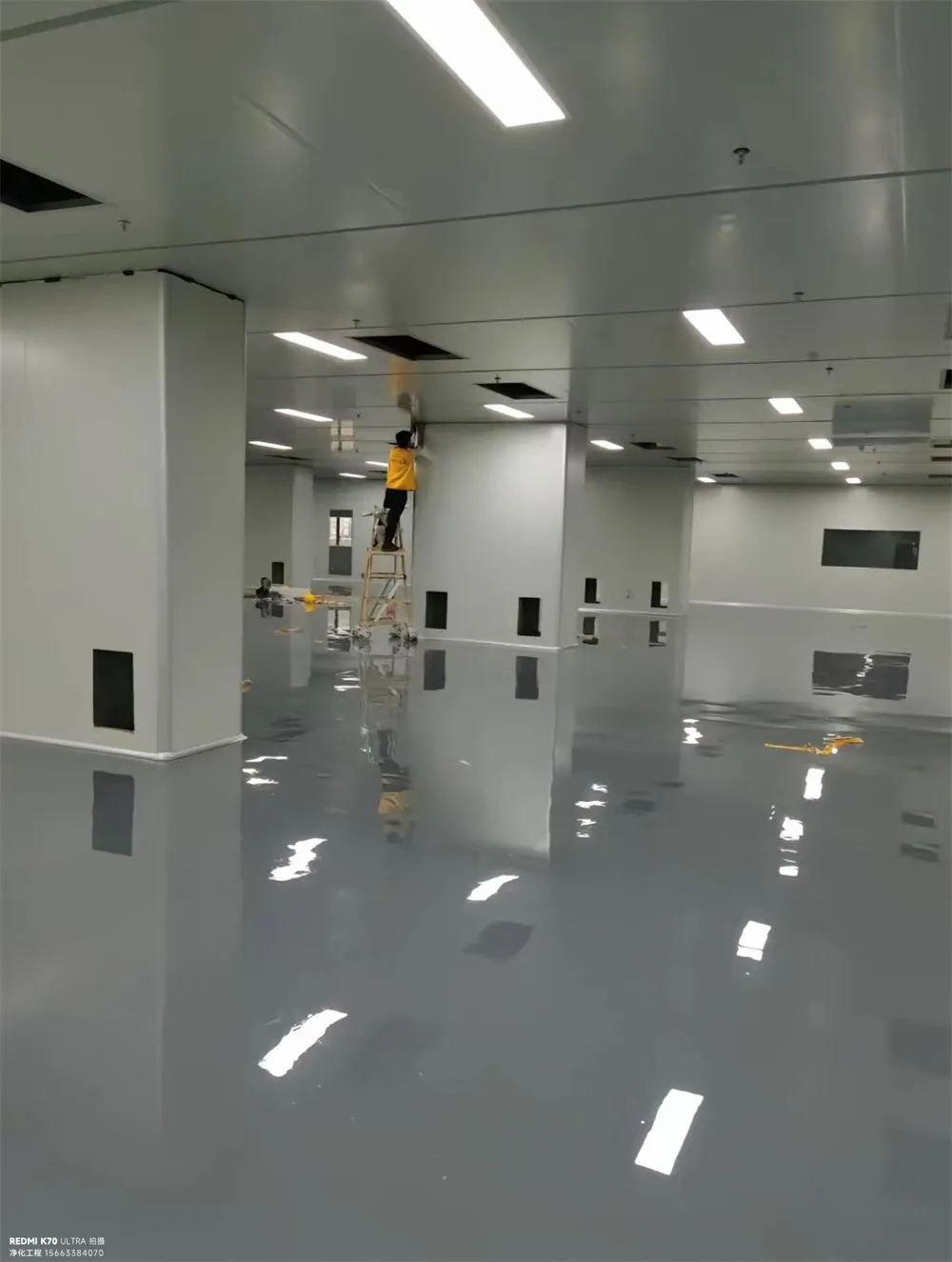 南京溧水1600㎡多等级电子光学洁净车间