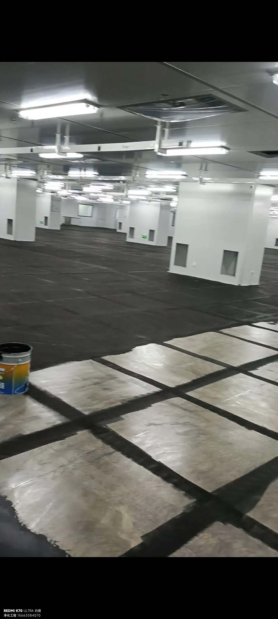 电子厂房净化：万级洁净车间防静电地坪施工指南