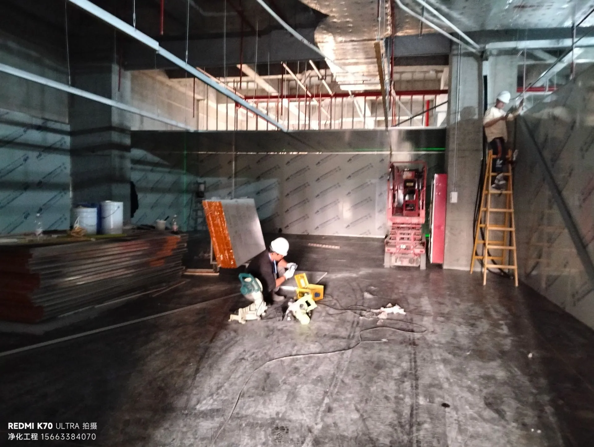 南京小型净化厂房改造改造现场实拍