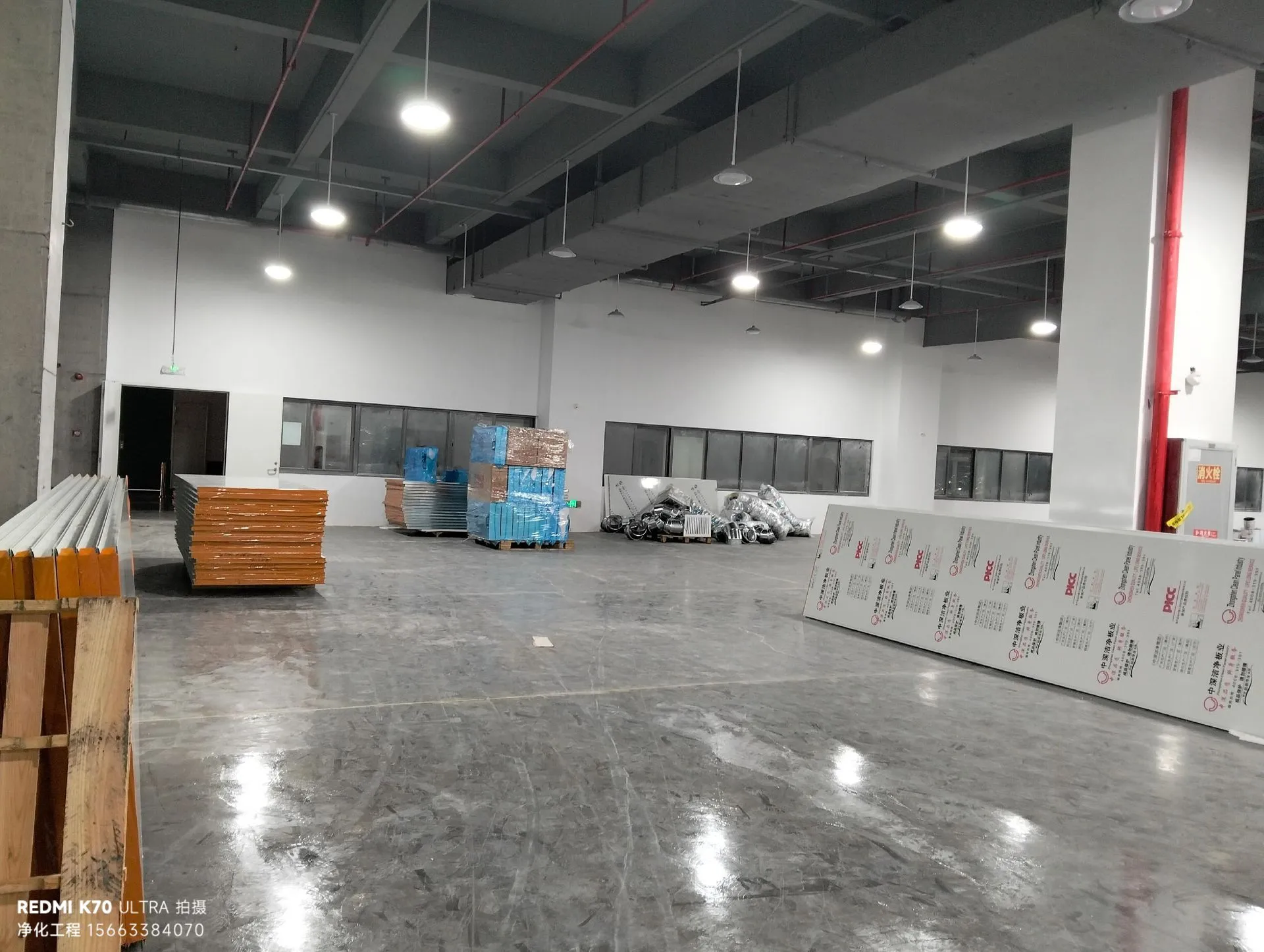 南京小型净化厂房改造-核心区 150 平米做千级