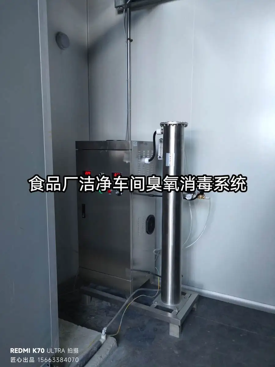 马鞍山食品厂车间臭氧消毒系统