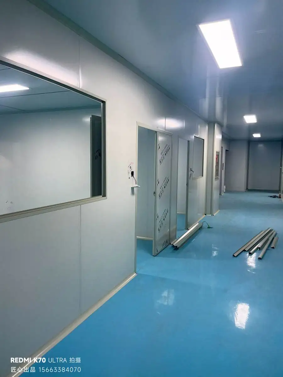 ISO8 级的厂房内部基本完工的内部展示